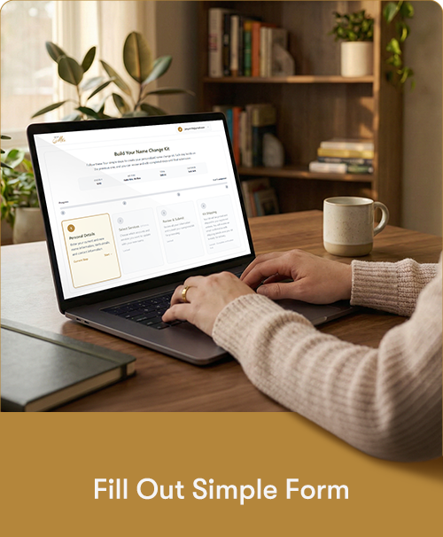 Fill out a simple form, no sensitive data required.